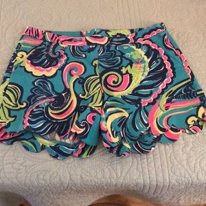 Lilly Pulitzer Scalloped Shorts